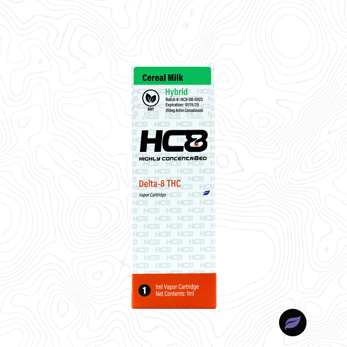 Elev8ed Delta 8 Cart – Smooth D8 Vape Cartridge – Highly Concentr8ed