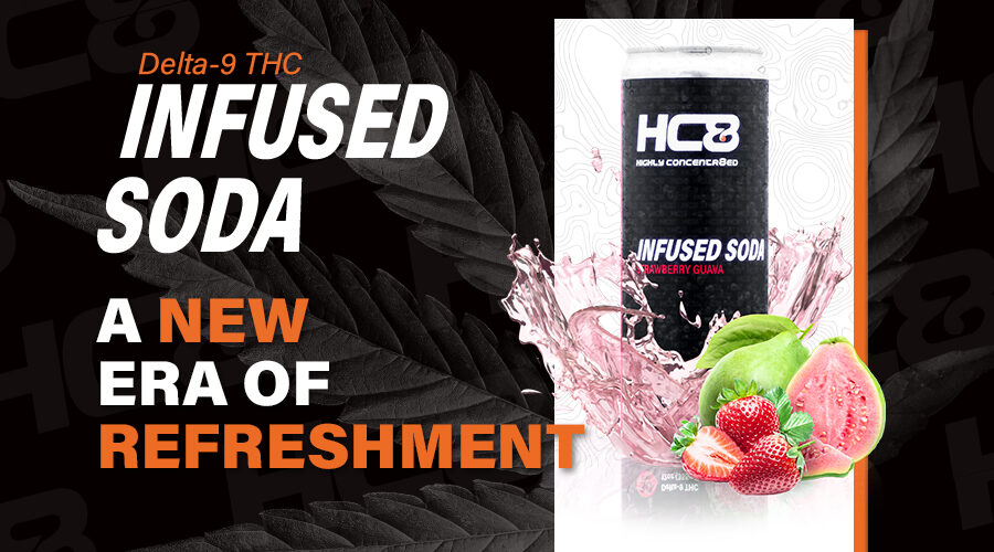 Elevate Your Day with Highly Concentr8ed’s Strawberry Guava THC Soda