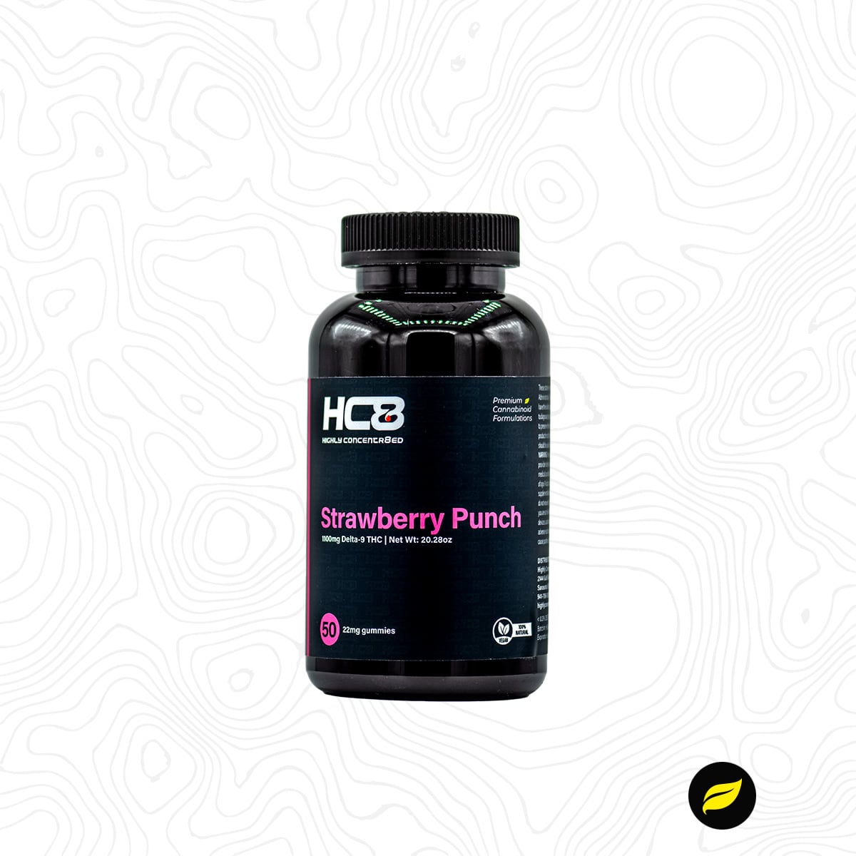 Strongest Delta 9 Gummies | 22mg THC | Highly Concentr8ed