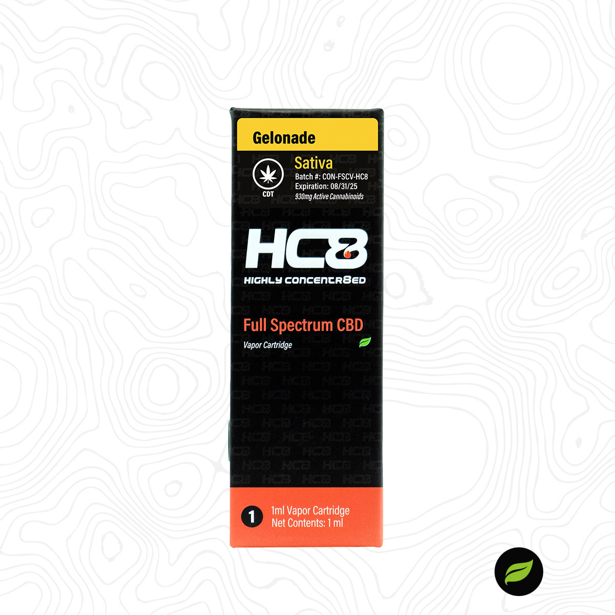 Full Spectrum CBD Cart – Smooth Hemp-Derived Vape – Highly Concentr8ed