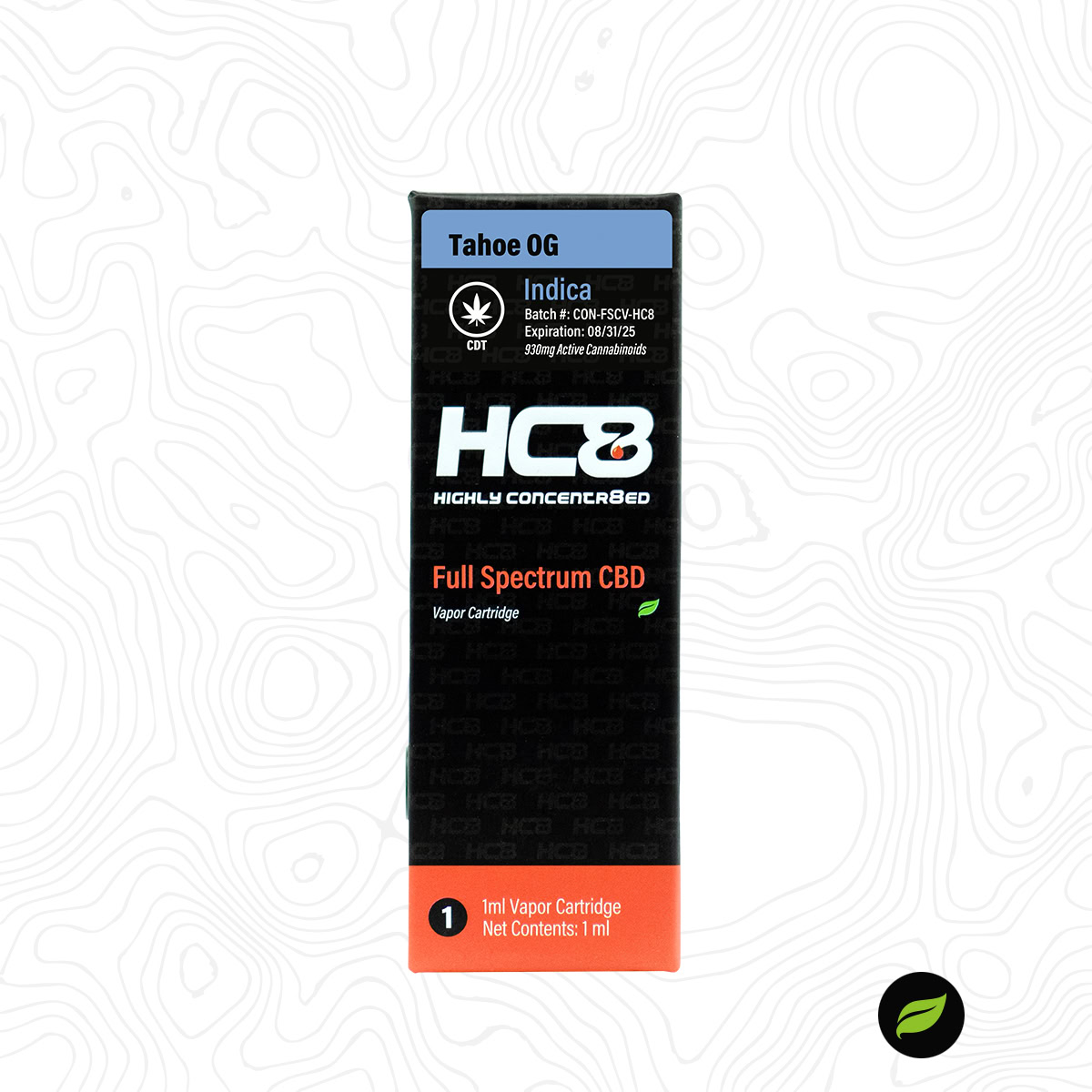 Full Spectrum CBD Cart – Smooth Hemp-Derived Vape – Highly Concentr8ed