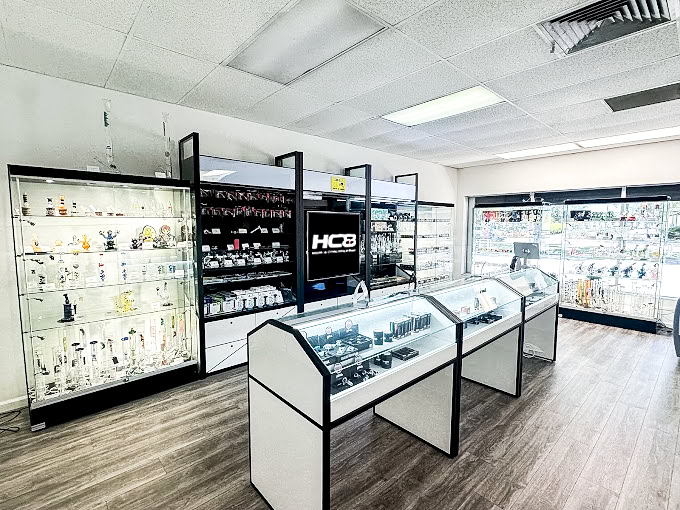 Inside the HC8 retail lounge and product display