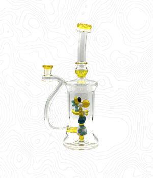 Mitzel Glass Clear Trapped Yoshi Series