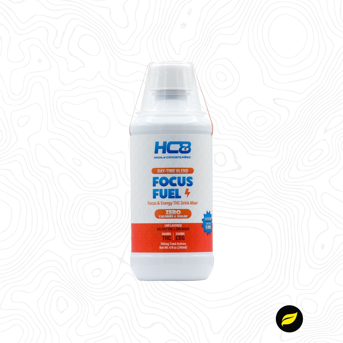 THC Drink Mixer | Delta 9 THC + CBG & CBN | Highly Concentr8ed