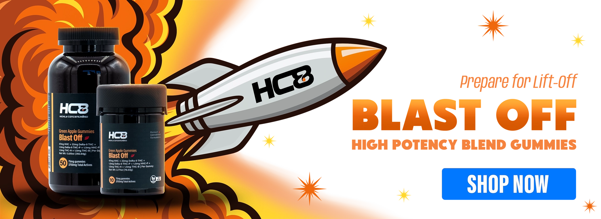 HC8 Blast Off Gummies