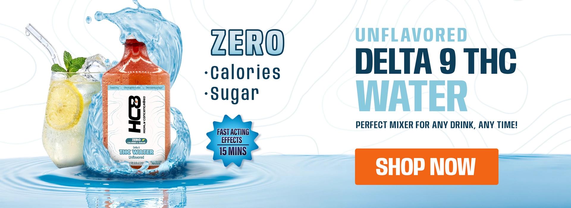HC8 500mg Delta 9 THC Water
