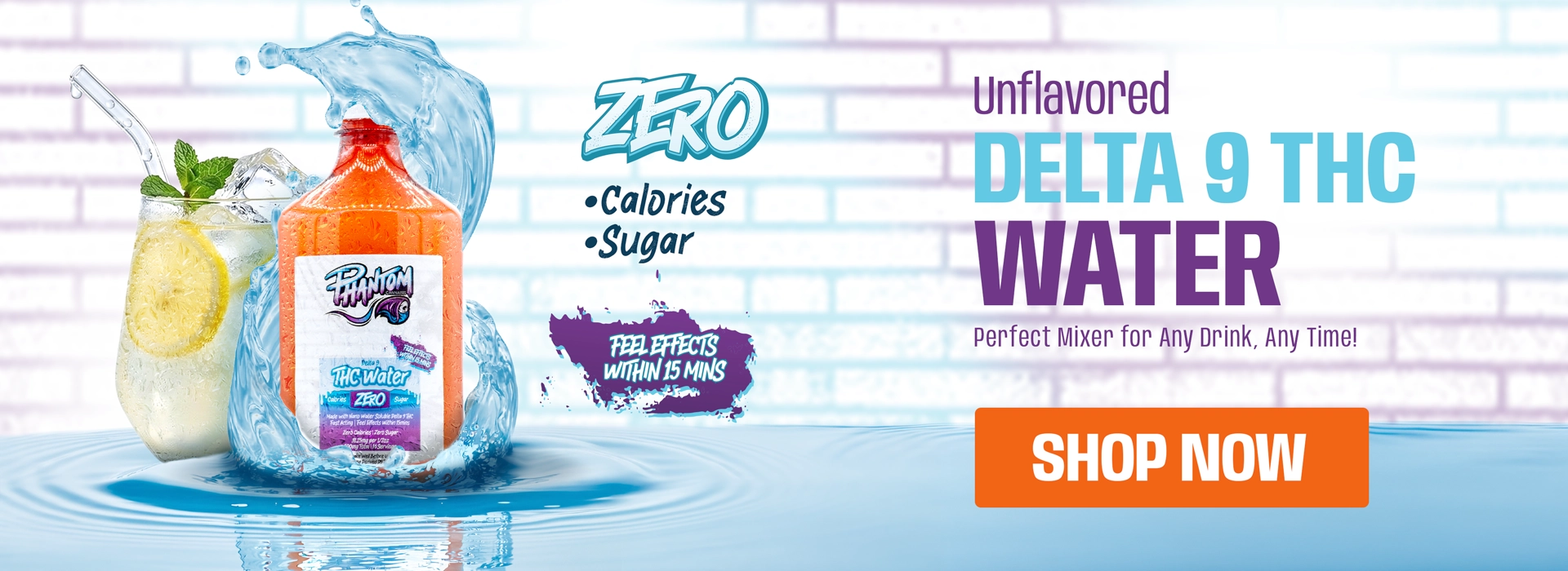HC8 500mg Delta 9 THC Water