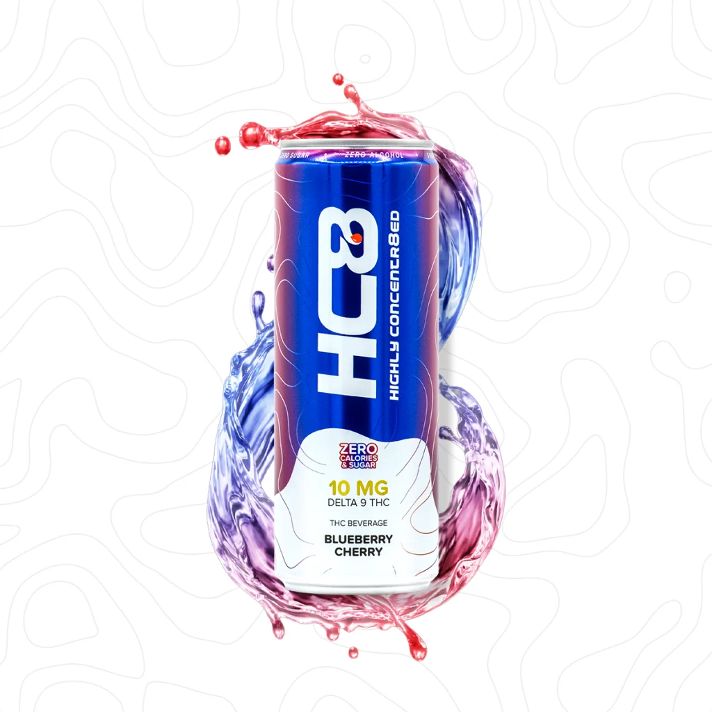 10mg Delta 9 THC Drink - Blueberry Cherry Lime